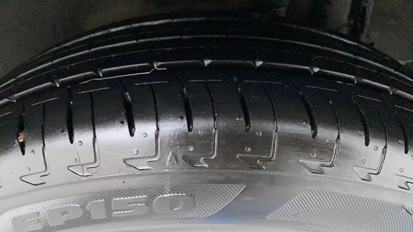 2013 Nissan Micra XV CVT, Petrol, Automatic, 69,674 km, Left Rear Tyre Tread