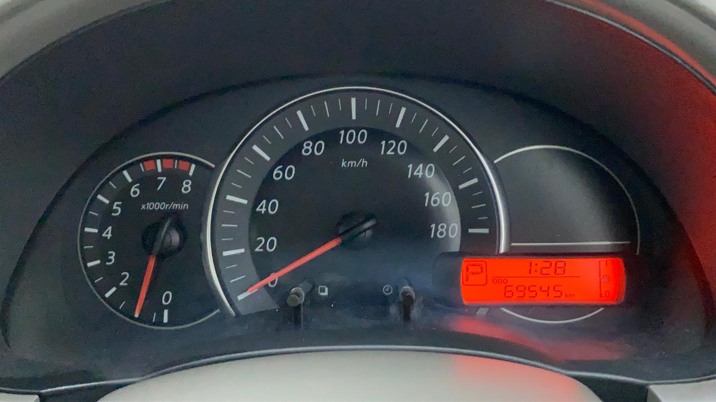 2013 Nissan Micra XV CVT, Petrol, Automatic, 69,674 km, Odometer Image