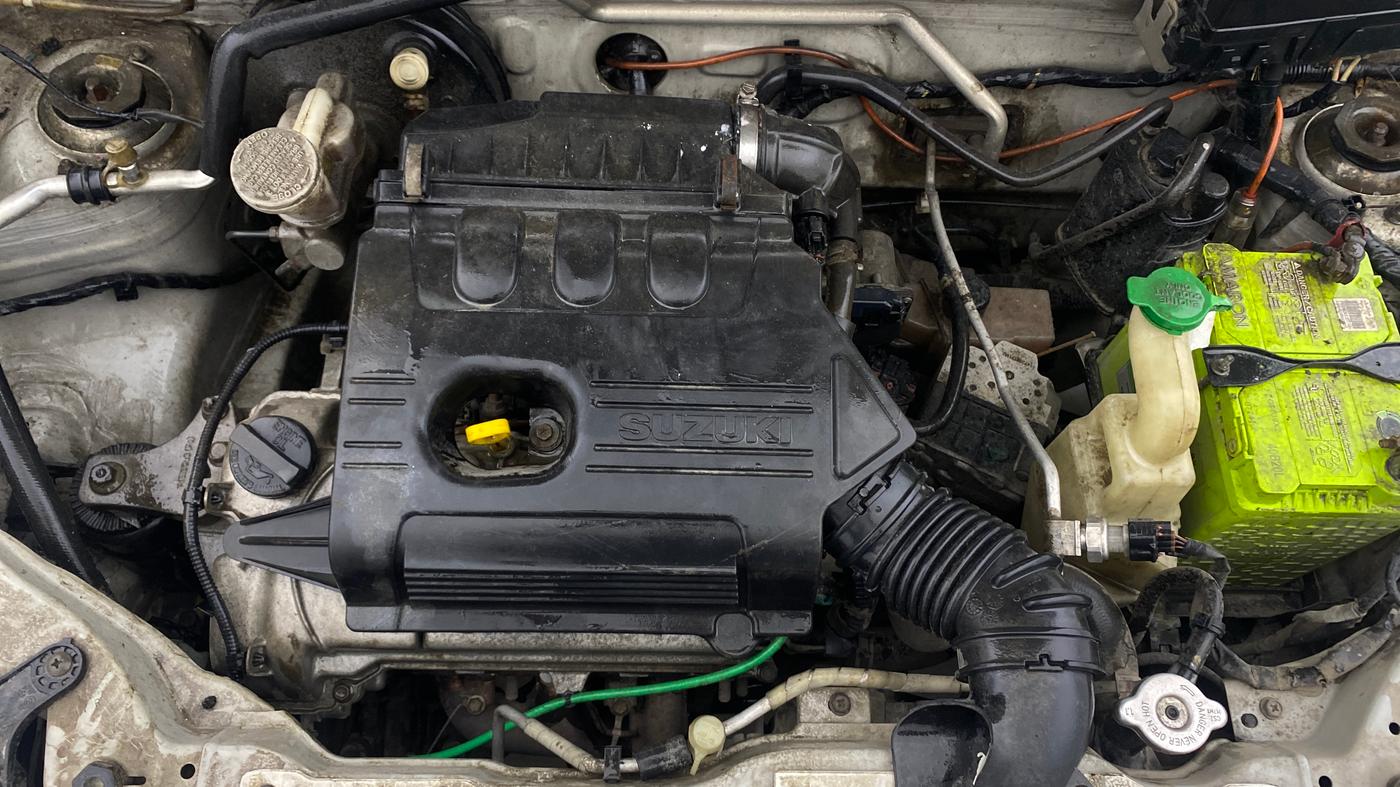 2017 Maruti Alto K10 VXI (O) AMT, Petrol, Automatic, 43,195 km, Engine View