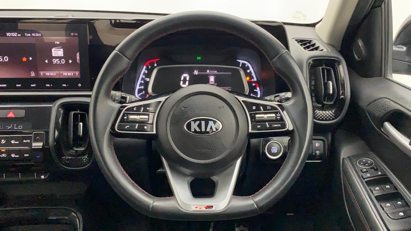 2020 KIA SONET GTX PLUS 1.0 IMT, Petrol, Manual, 25,013 km, Steering Wheel Close Up