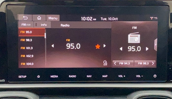2020 KIA SONET GTX PLUS 1.0 IMT, Petrol, Manual, 25,013 km, Infotainment System