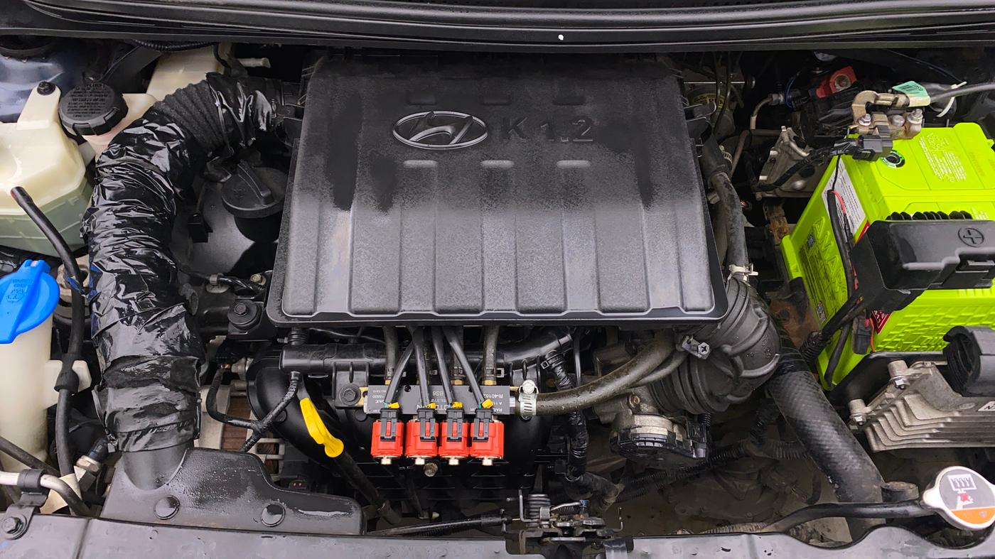 2020 Hyundai GRAND I10 NIOS SPORTZ AMT 1.2 KAPPA VTVT, CNG, Automatic, 63,245 km, Engine View
