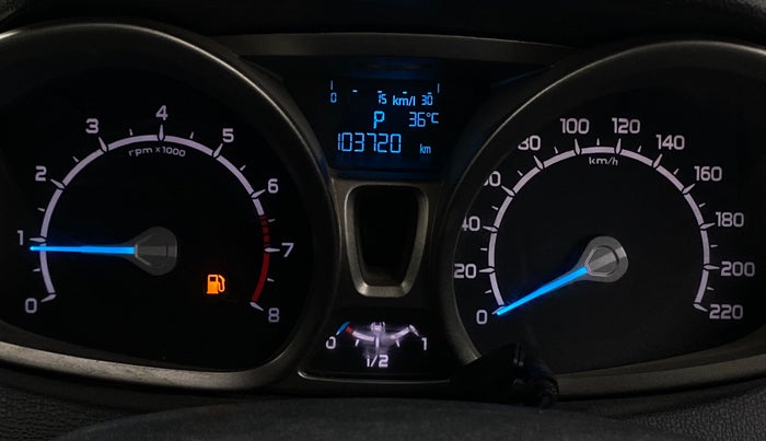 2016 Ford Ecosport TITANIUM 1.5L PETROL AT, Petrol, Automatic, 1,03,716 km, Odometer Image