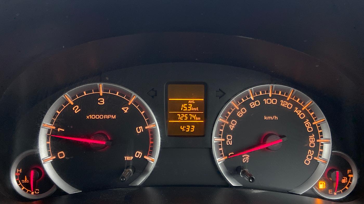 2015 Maruti Swift VDI ABS, Diesel, Manual, 72,574 km, Odometer Image