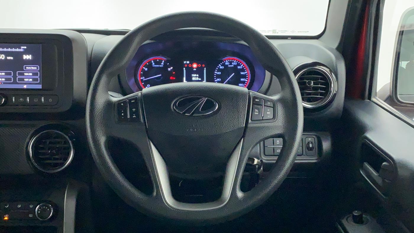 2021 Mahindra Thar LX PETROL HT 4WD AT, Petrol, Automatic, 3,268 km, Steering Wheel Close Up
