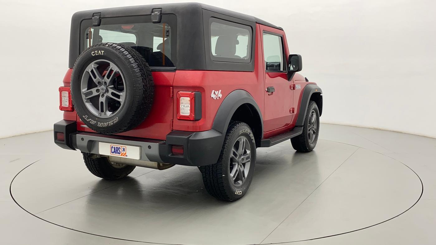2021 Mahindra Thar LX PETROL HT 4WD AT, Petrol, Automatic, 3,268 km, Right Back Diagonal