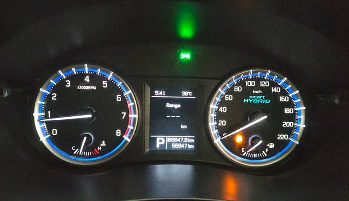 2021 Maruti S Cross ZETA AT 1.5, Petrol, Automatic, 56,835 km, Odometer Image