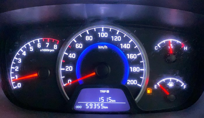 2017 Hyundai Grand i10 SPORTZ 1.2 KAPPA VTVT, Petrol, Manual, 59,355 km, Odometer Image