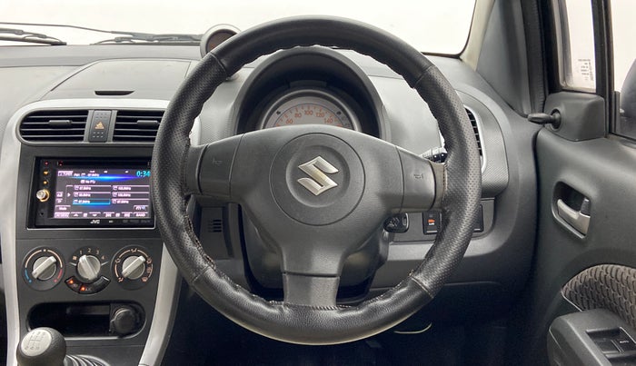 2013 Maruti Ritz VXI BS IV, Petrol, Manual, 87,160 km, Steering Wheel Close Up