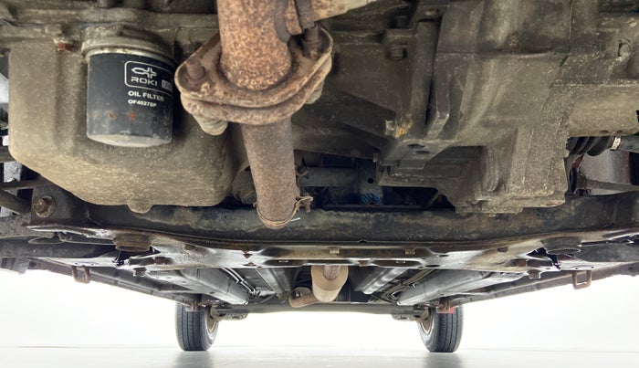 2013 Maruti Ritz VXI BS IV, Petrol, Manual, 87,160 km, Front Underbody