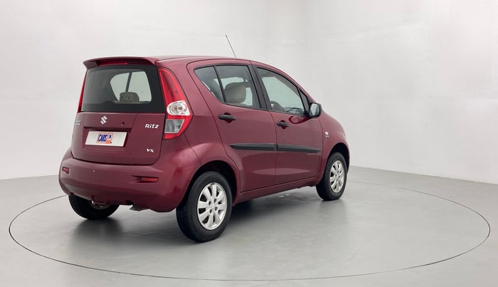 2013 Maruti Ritz VXI BS IV, Petrol, Manual, 87,160 km, Right Back Diagonal