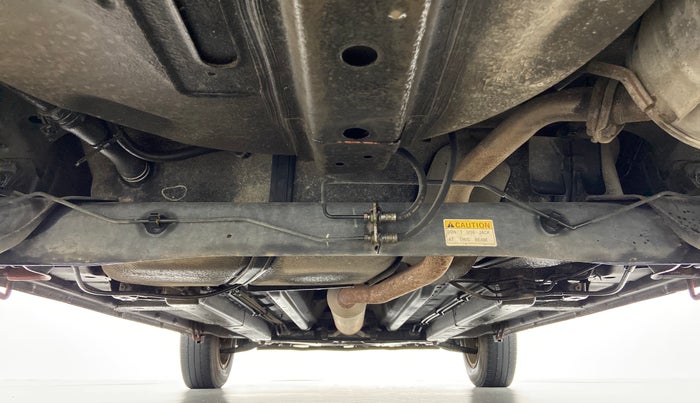 2013 Maruti Ritz VXI BS IV, Petrol, Manual, 87,160 km, Rear Underbody