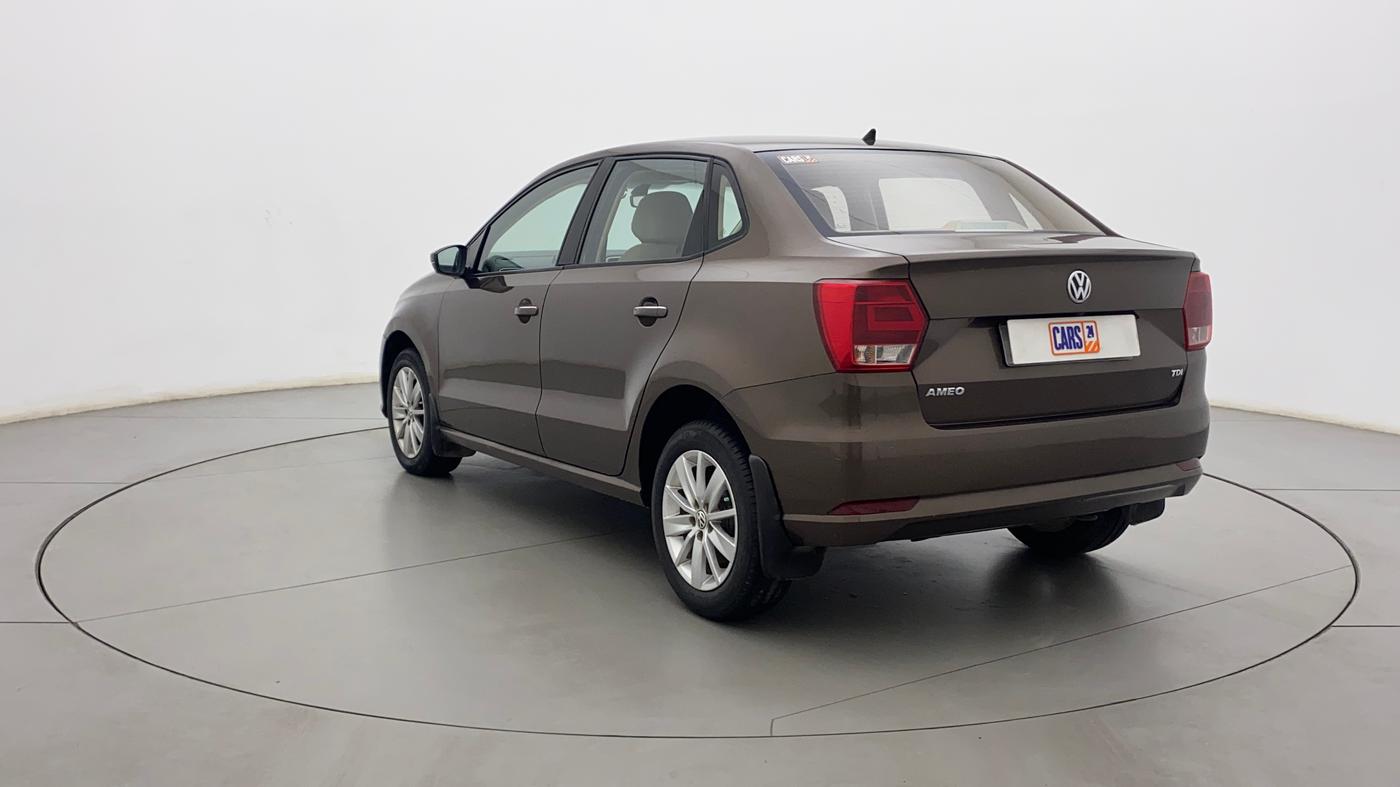 2017 Volkswagen Ameo HIGHLINE DSG 1.5 DIESEL , Diesel, Automatic, 79,210 km, Left Back Diagonal