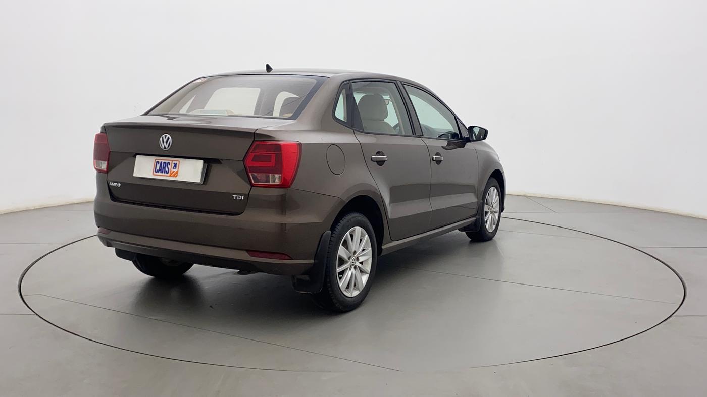 2017 Volkswagen Ameo HIGHLINE DSG 1.5 DIESEL , Diesel, Automatic, 79,210 km, Right Back Diagonal