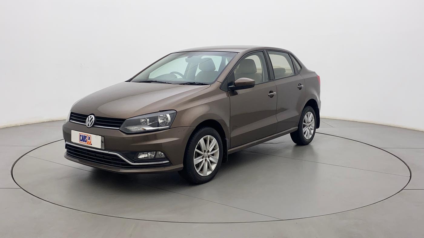 2017 Volkswagen Ameo HIGHLINE DSG 1.5 DIESEL , Diesel, Automatic, 79,210 km, Left Front Diagonal