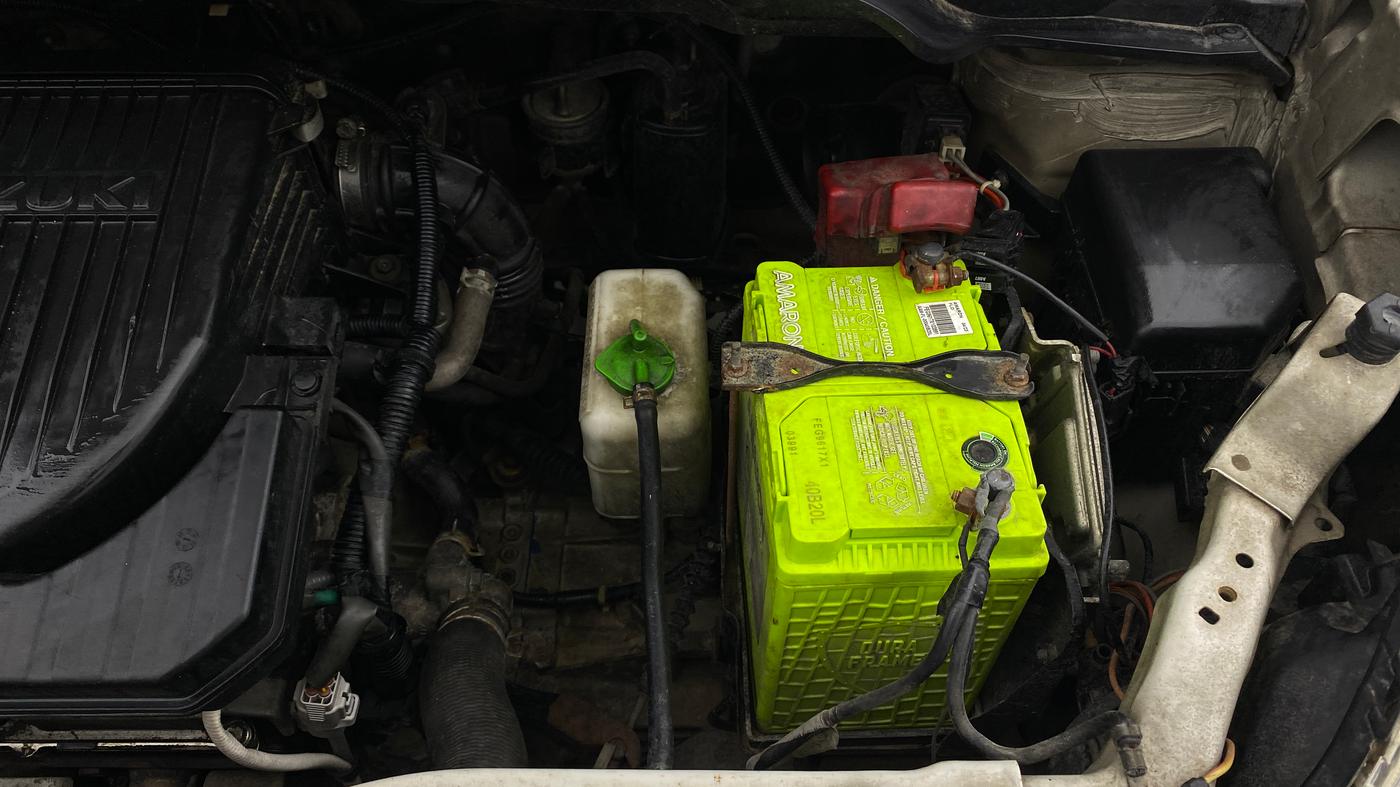 2014 Maruti Ritz VXI, Petrol, Manual, 94,816 km, Engine View - Left
