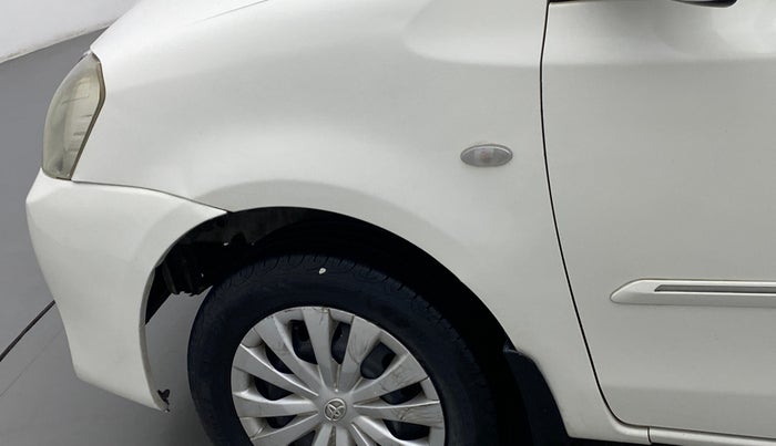 2011 Toyota Etios G, Petrol, Manual, 85,630 km, Left fender - Slightly dented