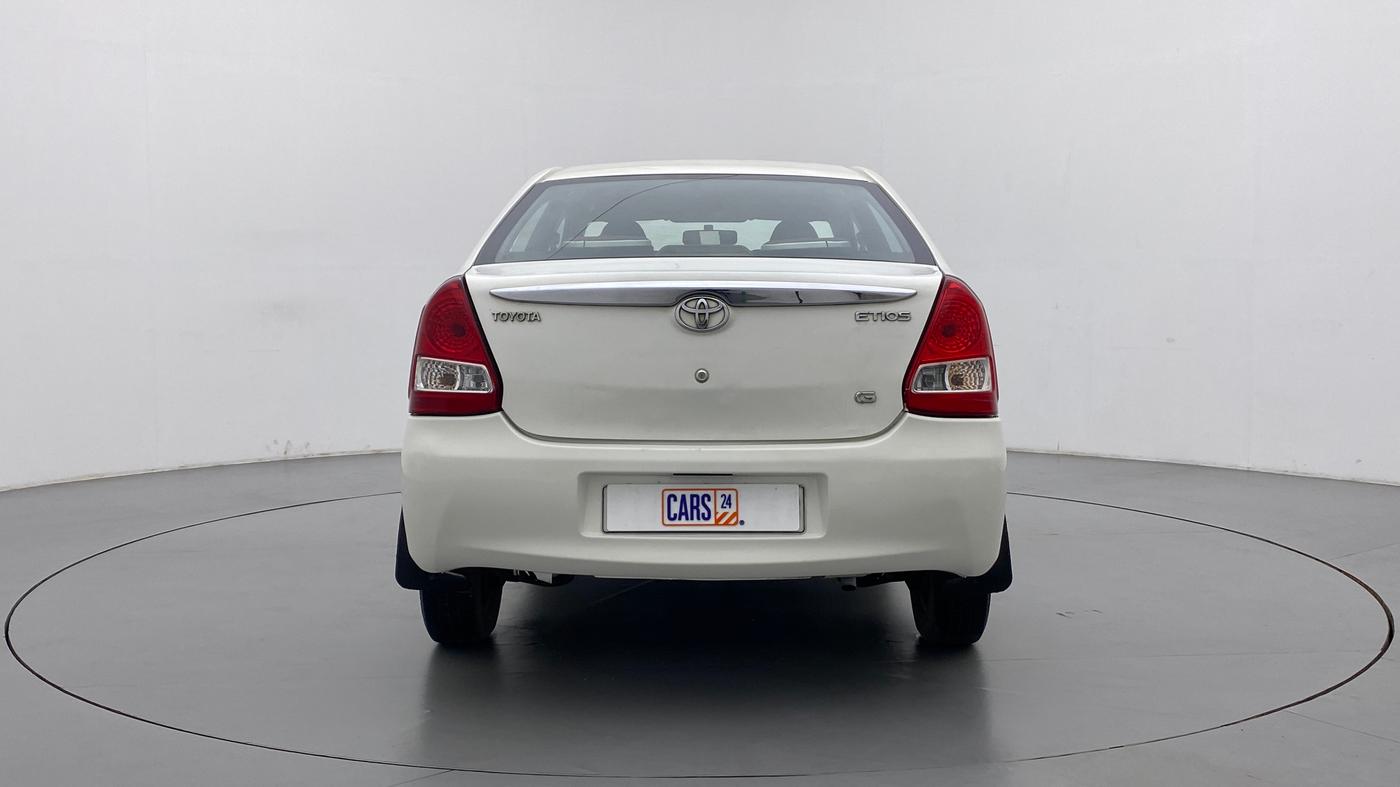 2011 Toyota Etios G, Petrol, Manual, 85,630 km, Back/Rear