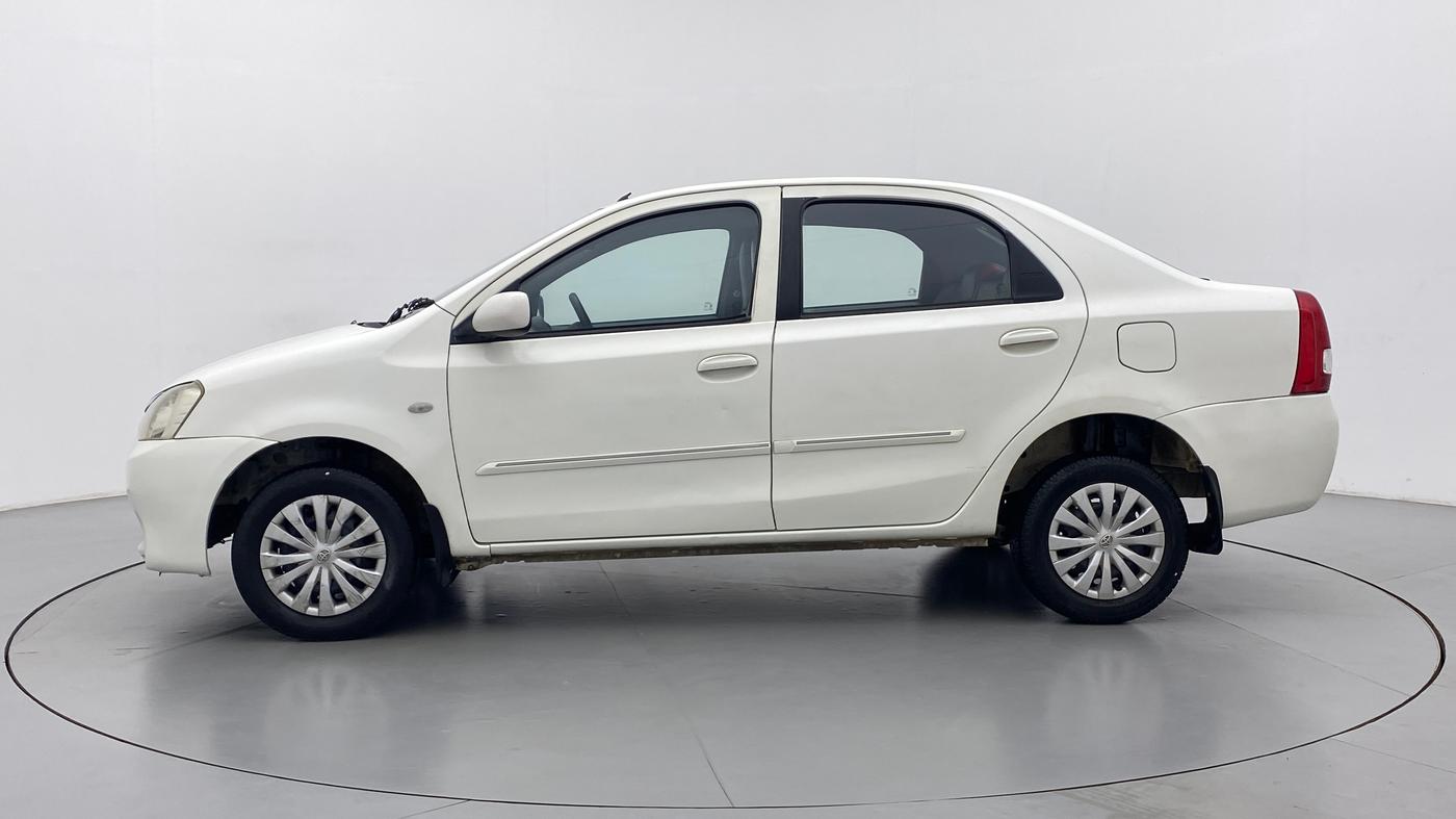 2011 Toyota Etios G, Petrol, Manual, 85,630 km, Left Side