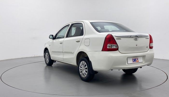 2011 Toyota Etios G, Petrol, Manual, 85,630 km, Left Back Diagonal