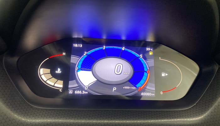 2022 Nissan MAGNITE XV PREMIUM TURBO (O) CVT DUAL TONE, Petrol, Automatic, 40,081 km, Odometer Image