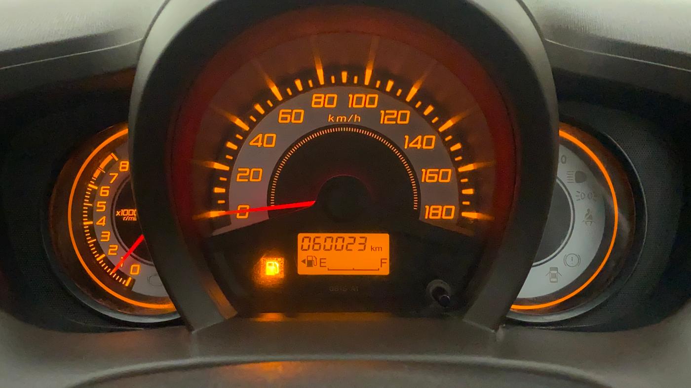 2012 Honda Brio S MT, Petrol, Manual, 60,023 km, Odometer Image