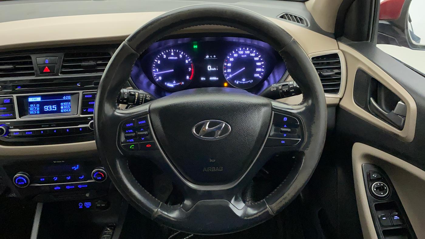 2015 Hyundai Elite i20 ASTA 1.2, Petrol, Manual, 49,358 km, Steering Wheel Close Up