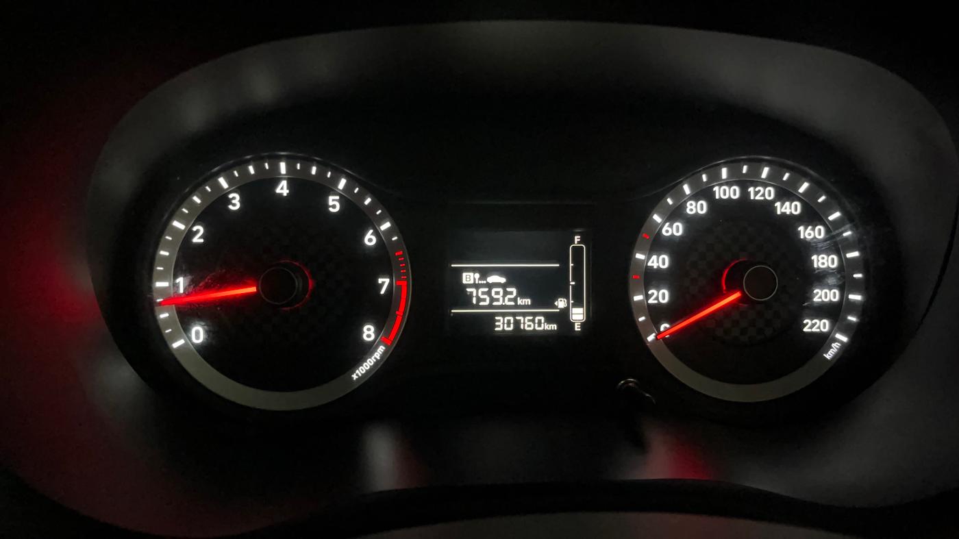 2020 Hyundai AURA S 1.2, Petrol, Manual, 30,783 km, Odometer Image