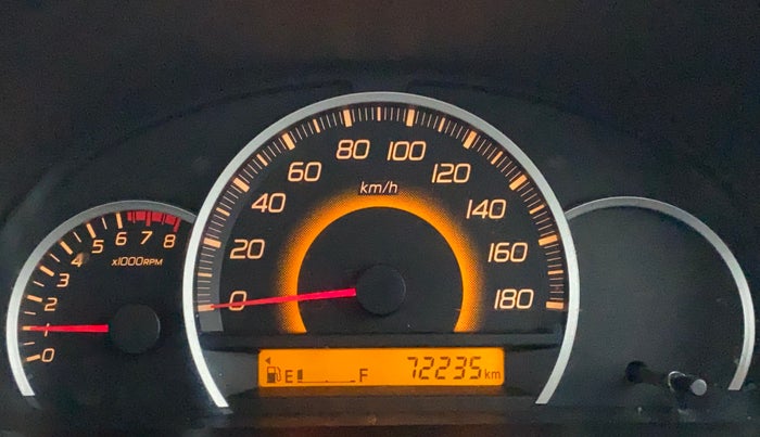 2014 Maruti Wagon R 1.0 VXI, CNG, Manual, 72,235 km, Odometer Image