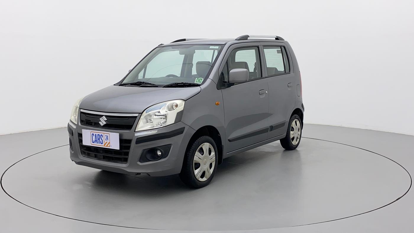 2014 Maruti Wagon R 1.0 VXI, CNG, Manual, 72,235 km, Left Front Diagonal