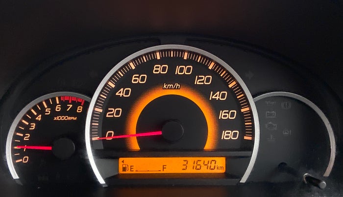2014 Maruti Wagon R 1.0 VXI, Petrol, Manual, 31,677 km, Odometer Image