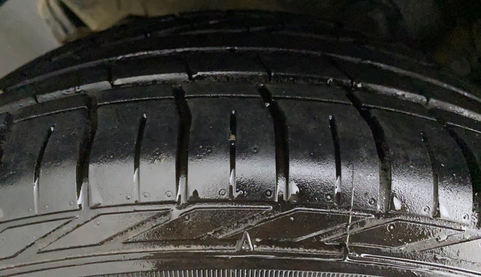 2019 Tata NEXON XZA + 1.2 PETROL A/T, Petrol, Automatic, 8,261 km, Left Rear Tyre Tread