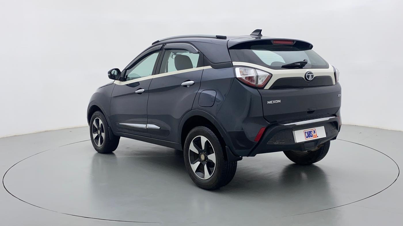 2019 Tata NEXON XZA + 1.2 PETROL A/T, Petrol, Automatic, 8,261 km, Left Back Diagonal