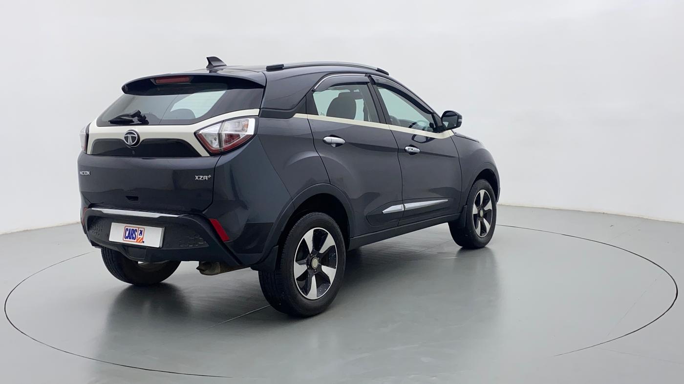 2019 Tata NEXON XZA + 1.2 PETROL A/T, Petrol, Automatic, 8,261 km, Right Back Diagonal