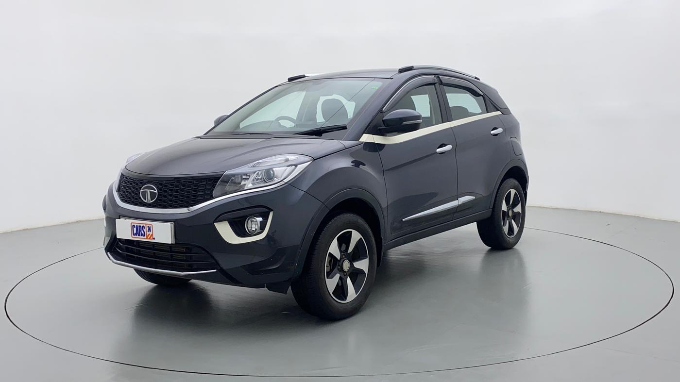 2019 Tata NEXON XZA + 1.2 PETROL A/T, Petrol, Automatic, 8,261 km, Left Front Diagonal