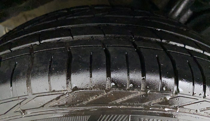 2019 Tata NEXON XZA + 1.2 PETROL A/T, Petrol, Automatic, 8,261 km, Left Front Tyre Tread