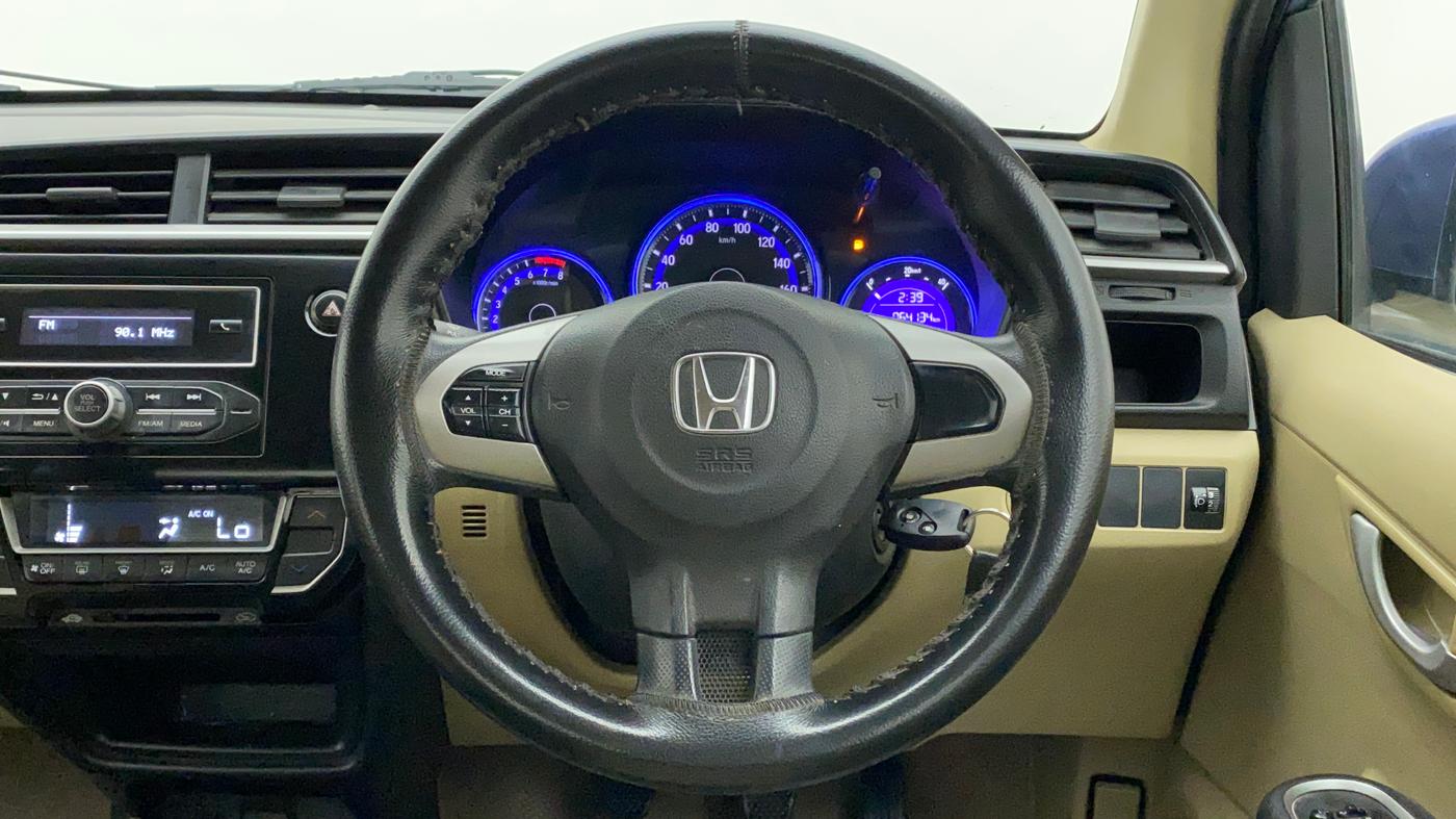 2016 Honda Amaze 1.2L I-VTEC SX, Petrol, Manual, 64,134 km, Steering Wheel Close Up