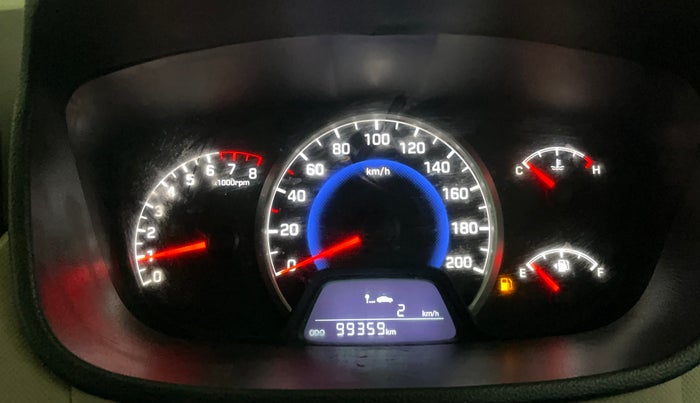 2017 Hyundai Grand i10 SPORTZ (O) 1.2 KAPPA VTVT, Petrol, Manual, 99,348 km, Odometer Image