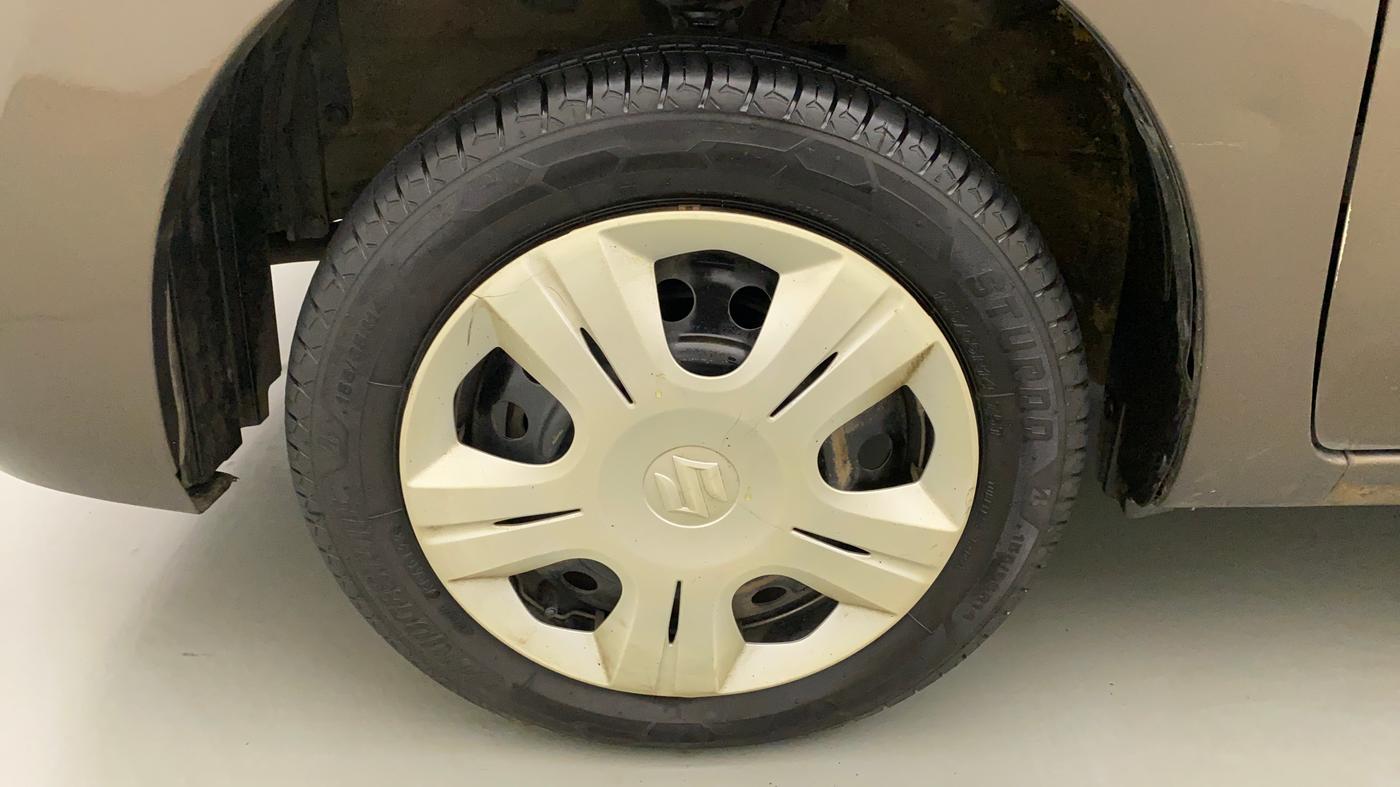 2014 Maruti Wagon R 1.0 VXI, Petrol, Manual, 53,113 km, Left Front Wheel