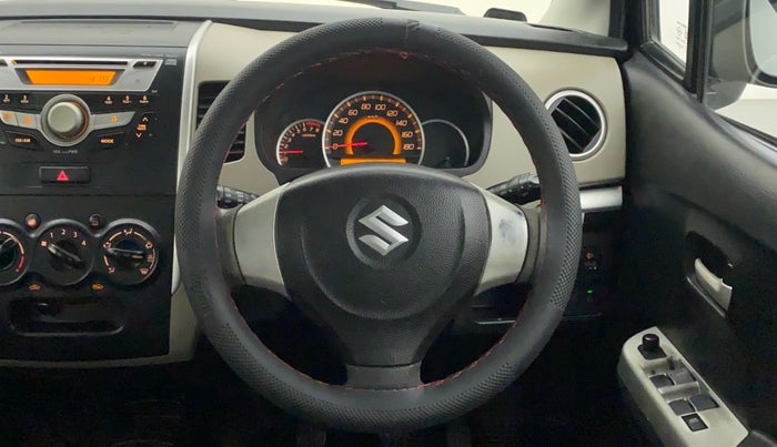 2014 Maruti Wagon R 1.0 VXI, Petrol, Manual, 53,113 km, Steering Wheel Close Up
