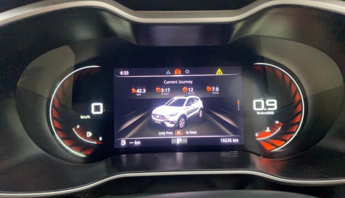 2023 MG ASTOR  SMART BLACK STORM EDITION CVT, Petrol, Automatic, 19,248 km, Odometer Image