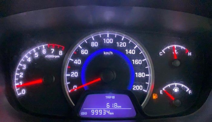 2017 Hyundai Grand i10 SPORTZ (O) 1.2 KAPPA VTVT, CNG, Manual, 99,987 km, Odometer Image