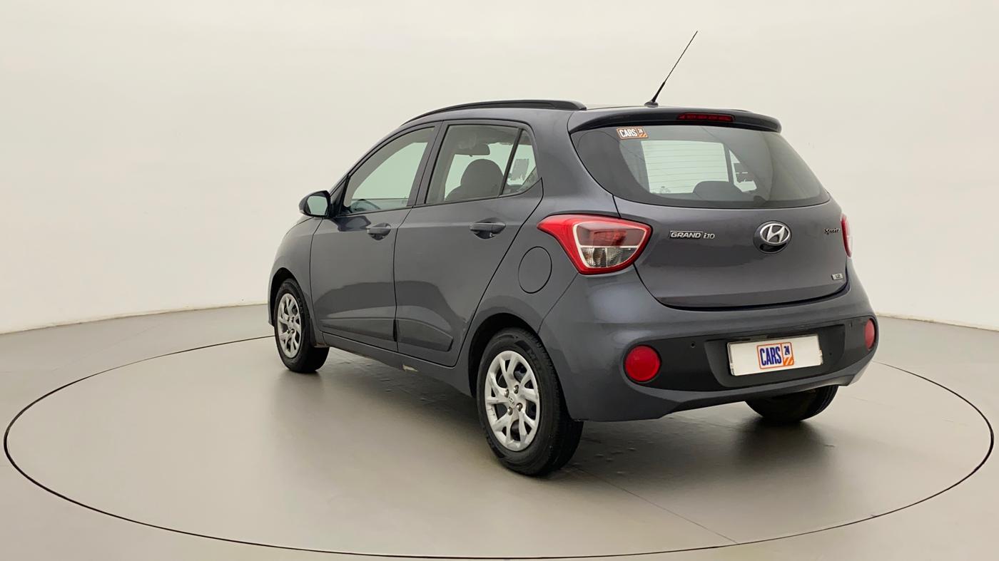 2017 Hyundai Grand i10 SPORTZ (O) 1.2 KAPPA VTVT, CNG, Manual, 99,987 km, Left Back Diagonal