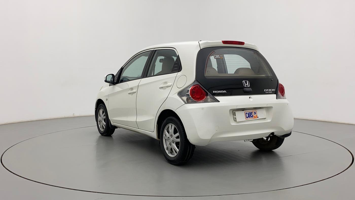 2013 Honda Brio VX MT, Petrol, Manual, 1,04,187 km, Left Back Diagonal
