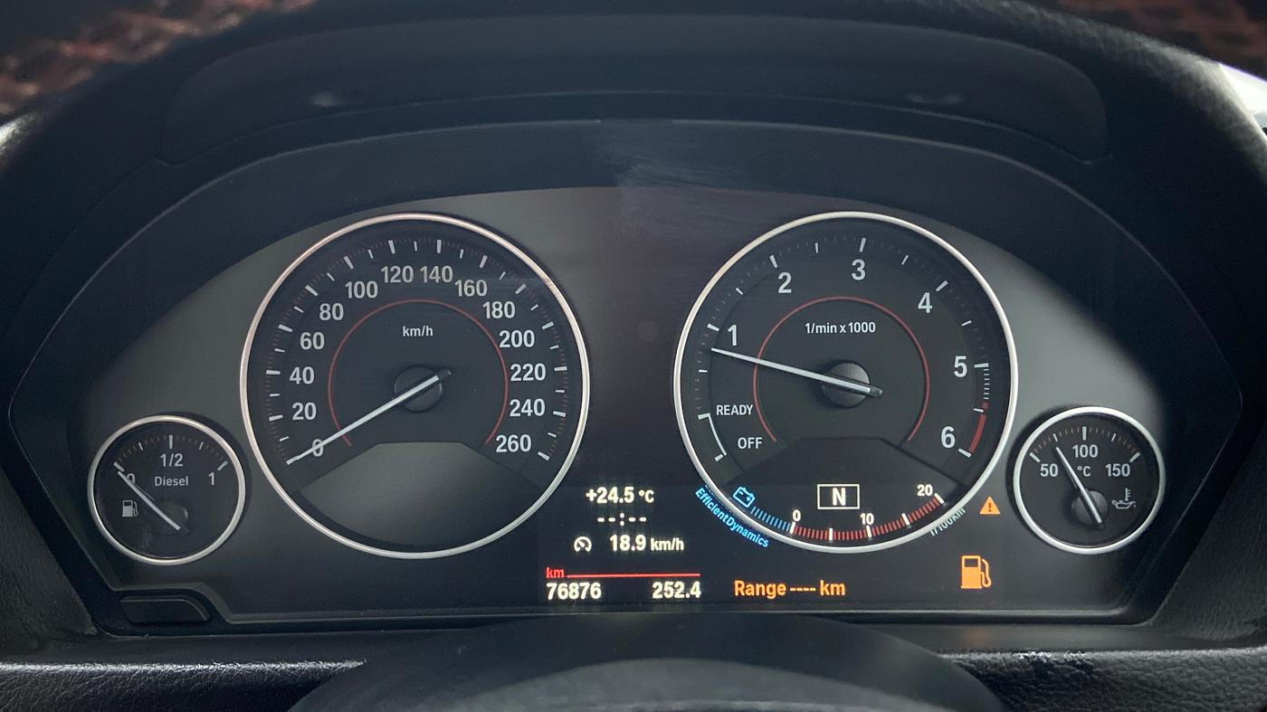 2014 BMW 3 Series 320D SPORTLINE, Diesel, Automatic, 77,316 km, Odometer View