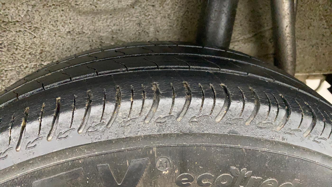 2022 Maruti S PRESSO VXI+, Petrol, Manual, 40,419 km, Left Rear Tyre Tread