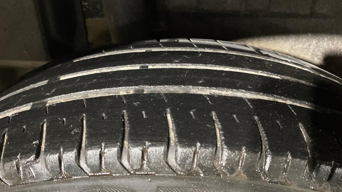 2019 Maruti Dzire VXI, Petrol, Manual, 84,400 km, Right Rear Tyre Tread