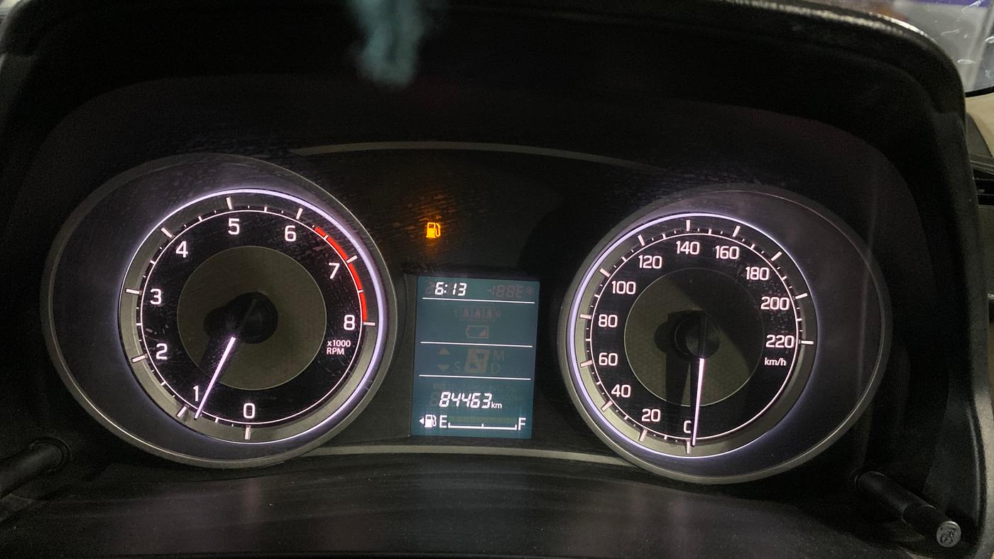 2019 Maruti Dzire VXI, Petrol, Manual, 84,400 km, Odometer Image