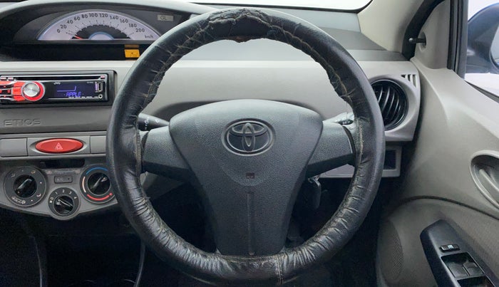 2011 Toyota Etios Liva G, Petrol, Manual, 27,389 km, Steering Wheel Close Up