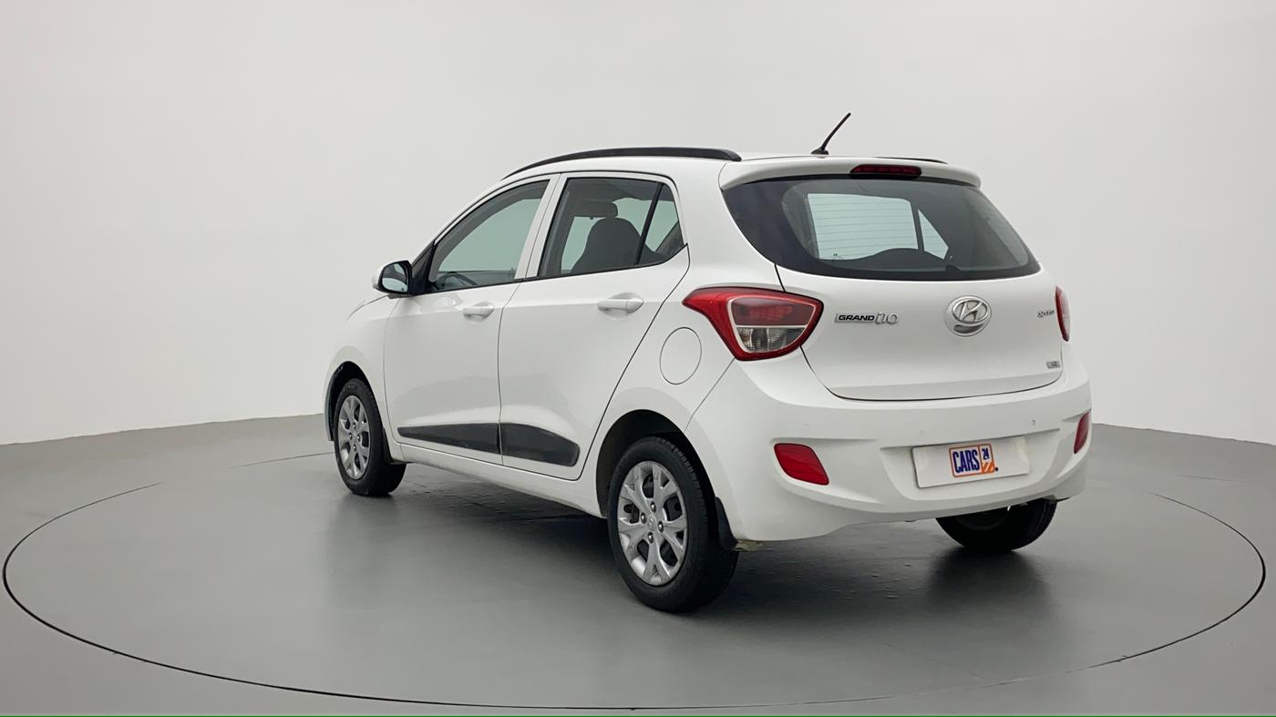 2015 Hyundai Grand i10 SPORTZ 1.2 KAPPA VTVT, Petrol, Manual, 39,779 km, Left Back Diagonal